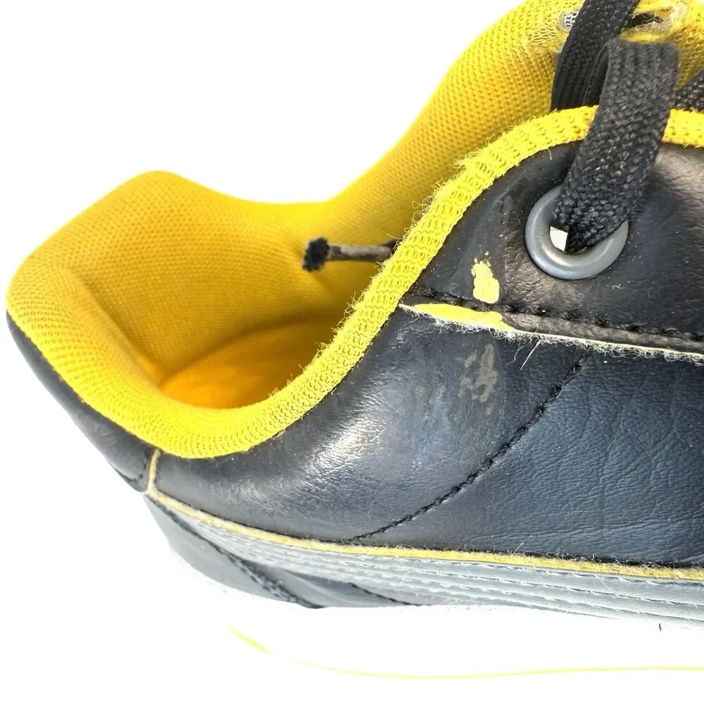 Mens Puma Porsche Legacy X Caven Shoes 8.5 308158-01 Turbo Driving Black Yellow